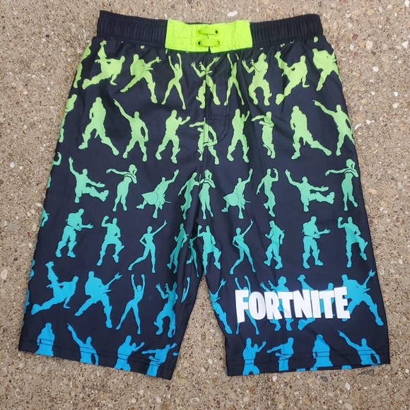 Fortnite Boys Swim Trunks Dances Ombre 
